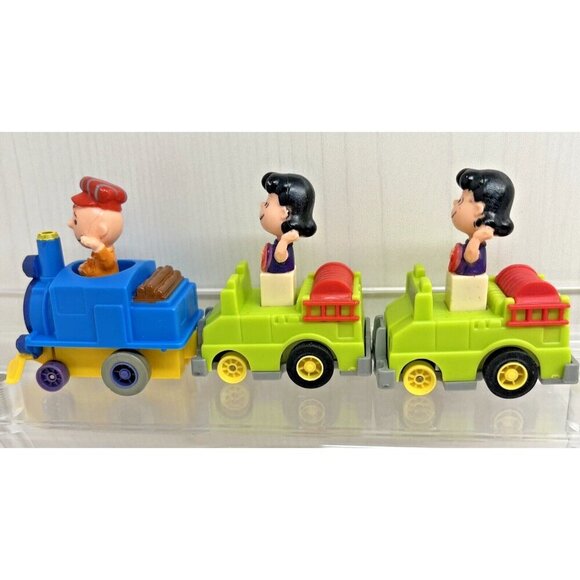 Vintage McDonald's Peanuts Happy Meal Toys 3 NIP & 5 Used Lucy Snoopy  1989 1994 - Picture 15 of 16